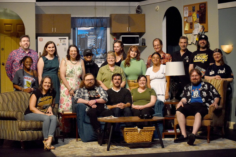 The company on the set.